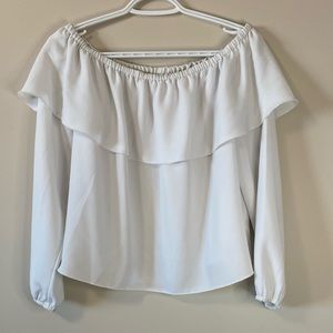 Wilfred Off the Shoulder White Blouse
